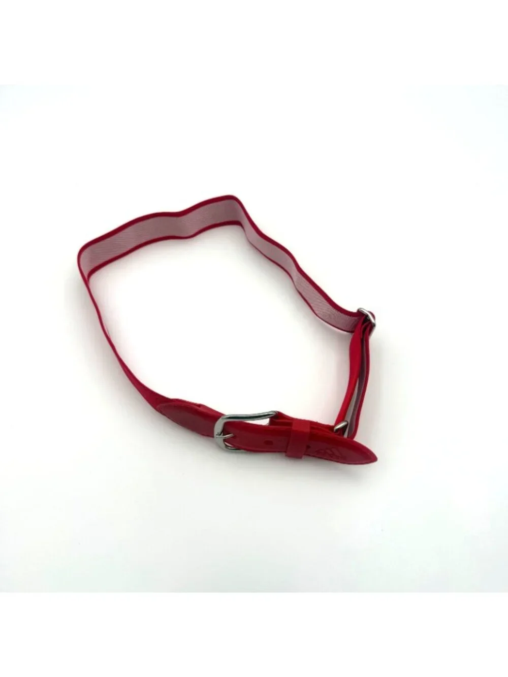 Adidas Red Elastic Baseball Softball Belt Adjustable Patented Sports Belt